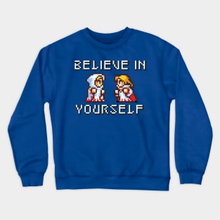 Believe In Yourself White Mage White Wizard Version Crewneck Sweatshirt